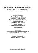 Cover of: Formas Carnavalescas En El Arte y La Literatura (Libros del Arlequin)