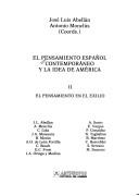 Cover of: El Pensamiento espanol contemporaneo y la idea de America (Pensamiento critico/pensamiento utopico)
