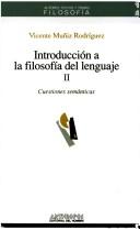 Cover of: Introducción a la filosofía del lenguaje