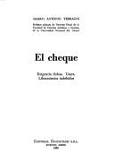 Cover of: El cheque by Marco Antonio Terragni, Marco Antonio Terragni