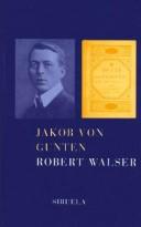 Cover of: Jakob Von Gunten by Robert Walser