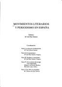 Cover of: Movimientos literarios y periodismo en España