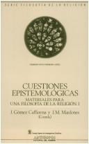 Cover of: Materiales para una filosofia de la religion (Filosofia de la religion)