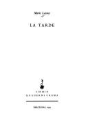 Cover of: La tarde (La caja negra)