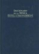 Cover of: Diccionario de la musica Espanola e Hispanoamericana by 