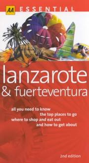 Cover of: Essential Lanzarote and Fuerteventura (AA Essential)