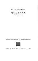 Cover of: Mudanza: poesía, 1972-2003
