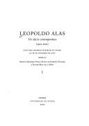 Cover of: Leopoldo Alas, un clásico contemporáneo (1901-2001) by Congreso Internacional Leopoldo Alas : un clásico contemporáneo, 1901-2001 (2001 Universidad de Oviedo)