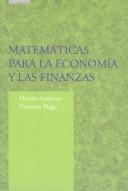 Cover of: Matemática para la economía y las finanzas