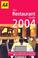 Cover of: The Restaurant Guide 2004