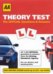 Cover of: AA Theory Test (AA Driving Test)