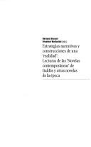 Cover of: Estrategias Narrativas y Construcciones de Una 'Realidad' by Hartmut Stenzel