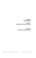 Cover of: La Obra Poetica del Conde de Salinas (Obras completas)