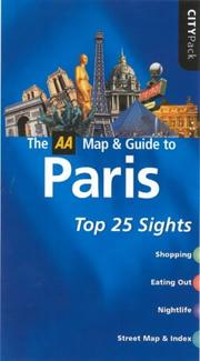 Cover of: AA CityPack Paris (AA CityPack Guides)