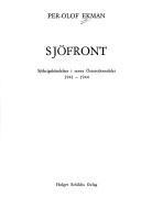 Cover of: Sjöfront: sjökrigshändelser i norra Östersjöområdet 1941-1944