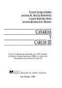 Cover of: Canarias y Carlos III by 