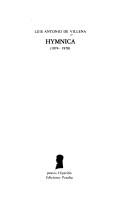 Cover of: Hymnica: (1974-1978) (Poesia Hiperion)