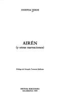 Cover of: Airén: y otras narraciones