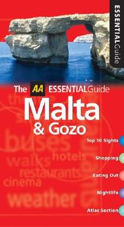 Cover of: AA Essential Malta and Gozo (AA Essential Guides) by 