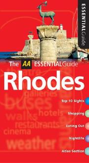 Cover of: AA Essential Rhodes (AA Essential Guides)