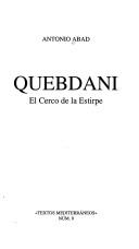 Cover of: Quebdani: el cerco de la estirpe