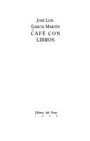 Cover of: Café con libros