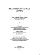 Cover of: Spaniards in Taiwan by José Eugenio Borao Mateo ... [et al.].