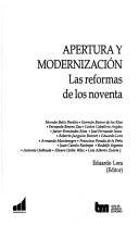 Cover of: Apertura y modernización by Hernán Beltz Peralta ... [et al.] ; Eduardo Lora, editor.