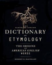 Cover of: The Barnhart concise dictionary of etymology