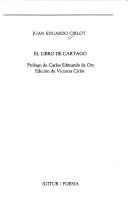 Cover of: El Libro de Cartago (Igitur/Poesia)