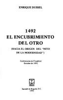 Cover of: 1492 by Enrique D. Dussel