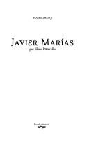 Cover of: Javier Marias