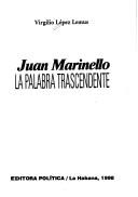 Cover of: Juan Marinello by Virgilio López Lemus, Virgilio López Lemus