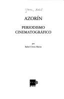 Cover of: Azorin by Rafael Utrera