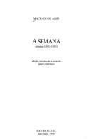 Cover of: A semana by Machado de Assis