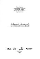 Cover of: Dimensão Subnacional e as Relações Internacionais, A