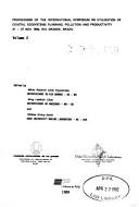 Cover of: Proceedings of the International Symposium on Utilization of Coastal Ecosystems by International Symposium on Utilization of Coastal Ecosystems: Planning, Pollution, and Productivity (1982 Rio Grande, Rio Grande do Sul, Brazil)