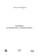 Cover of: Lima Barreto, um pensador social na Primeira República by Maria Cristina Teixeira Machado