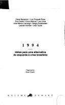 Cover of: 1994: idéias para uma alternativa de esquerda à crise brasileira