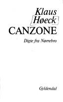 Cover of: Canzone by Klaus Høeck, Klaus Høeck