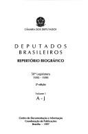 Cover of: Deputados brasileiros: repertório biográfico : 50a Legislatura, 1995-1999