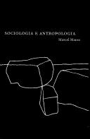 Cover of: Sociologia e Antropologia by 