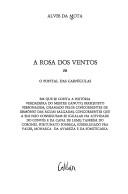 Cover of: rosa dos ventos, ou, o pontal das carniculas: em que se conta a historia verdadeira do Mestre Canuto, irrequieto personagem, chamado pelos concorrentes de demonio das aguas salgadas, concorrentes que a ele nao conseguiam se igualar na atividade do conves e da cana de leme ...