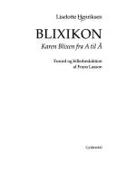 Cover of: Blixikon: Karen Blixen fra A til Å