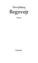 Cover of: Regnvejr by Klaus Rifbjerg