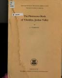 Cover of: Pleistocene of the Central Jordan Valley (The Pleistocene of the central Jordan Valley, the excavations at Ubeidiya)