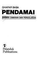 Cover of: Pendamai by Ghafar Baba, Ghafar Baba