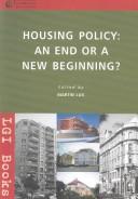 Cover of: Housing Policy by Martin Lux
