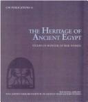 Heritage Ancient Egypt (Carsten Niebuhr Institute Publications) by Jurgen Osing