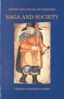 Cover of: Saga and society: an introduction to old Norse literature